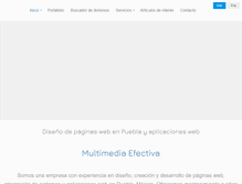 Tablet Screenshot of multimediaefectiva.com